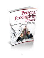 Personal Productivity Power - How To Manage Your TIME.pdf