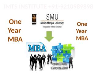 One Year MBA in Marketing Distance Learning SMU University.pptx