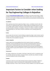 Important Factors to Consider when looking for Top Engineering Colleges in Rajasthan.docx